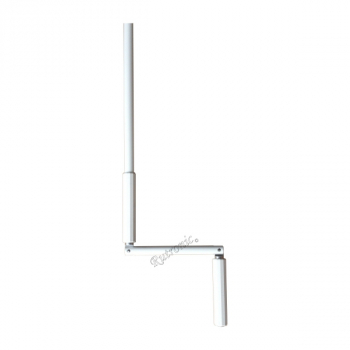 Storenkurbel Alu-Alu komplett mit PVC Platte